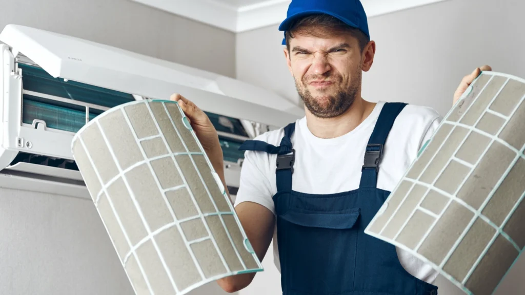 خطوات تنظيف فلاتر المكيف