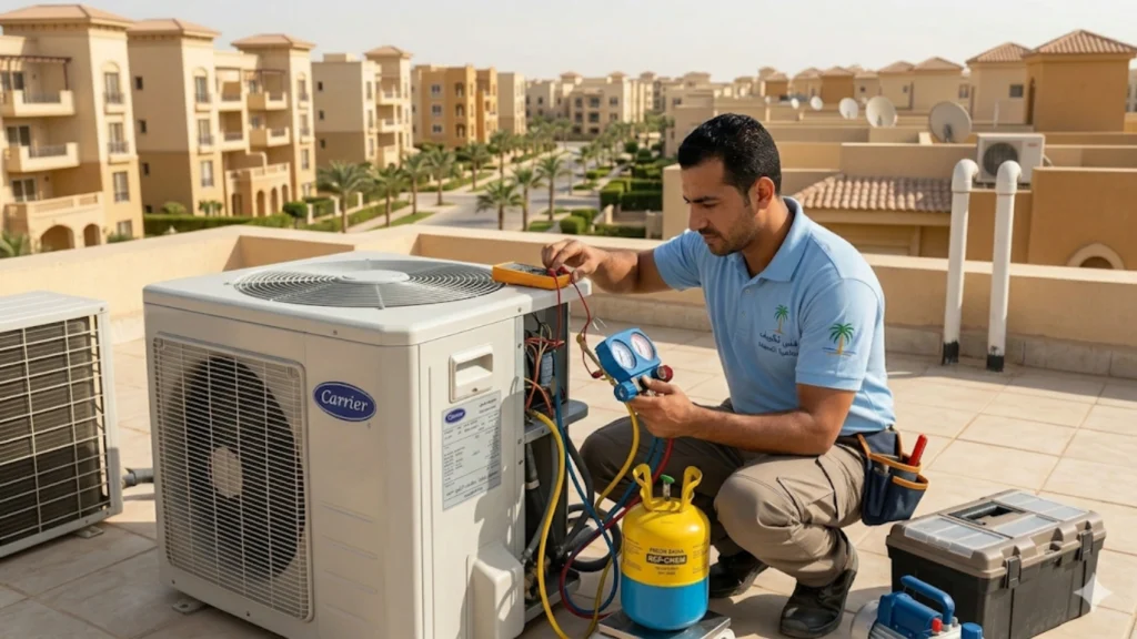 شحن فريون تكييف كاريير